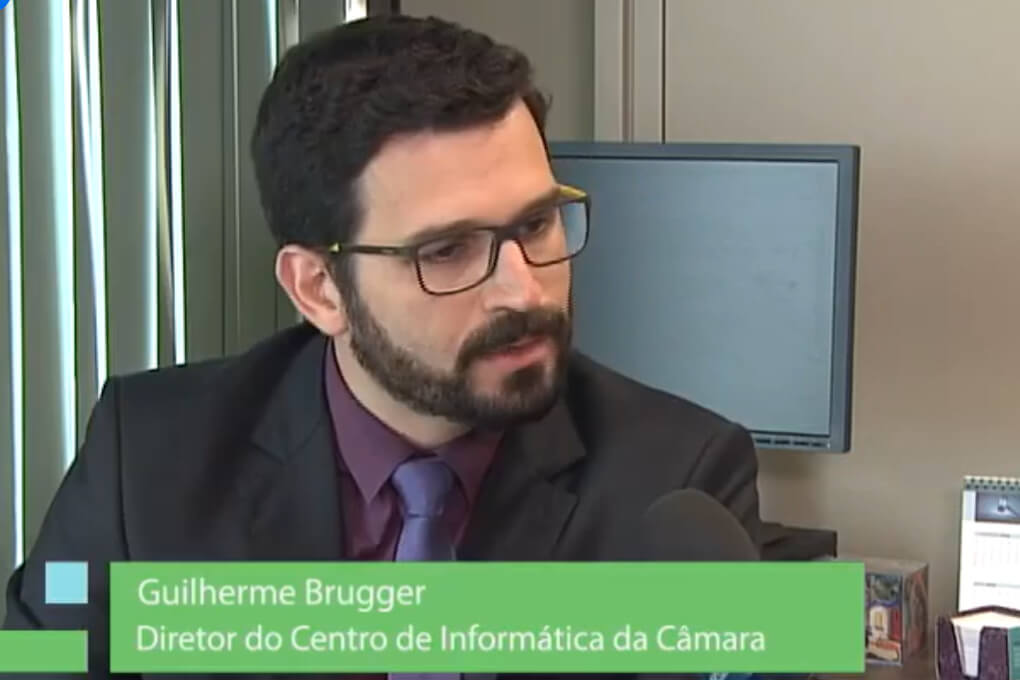 Guilherme Brügger D Amato Entrevista TV Câmara Lançamento Infoleg março 2016